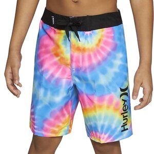 Hurley Boys' Board Shorts Tie Dye